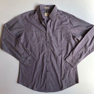 LK Life Khaki Plaid Slim Button Down Shirt